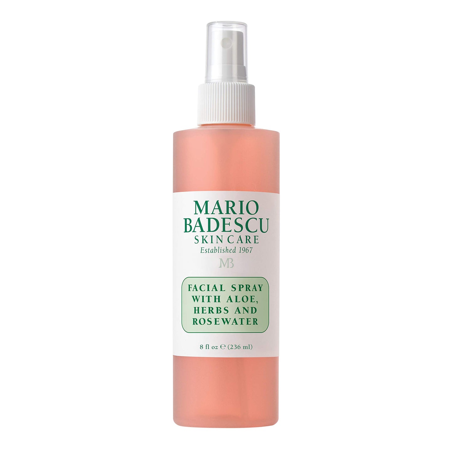 Mario Badescu Facial Spray with Aloe, Herbs and Rose Water for All Skin Types, Face Mist that Hydrates, Rejuvenates & Clarifies