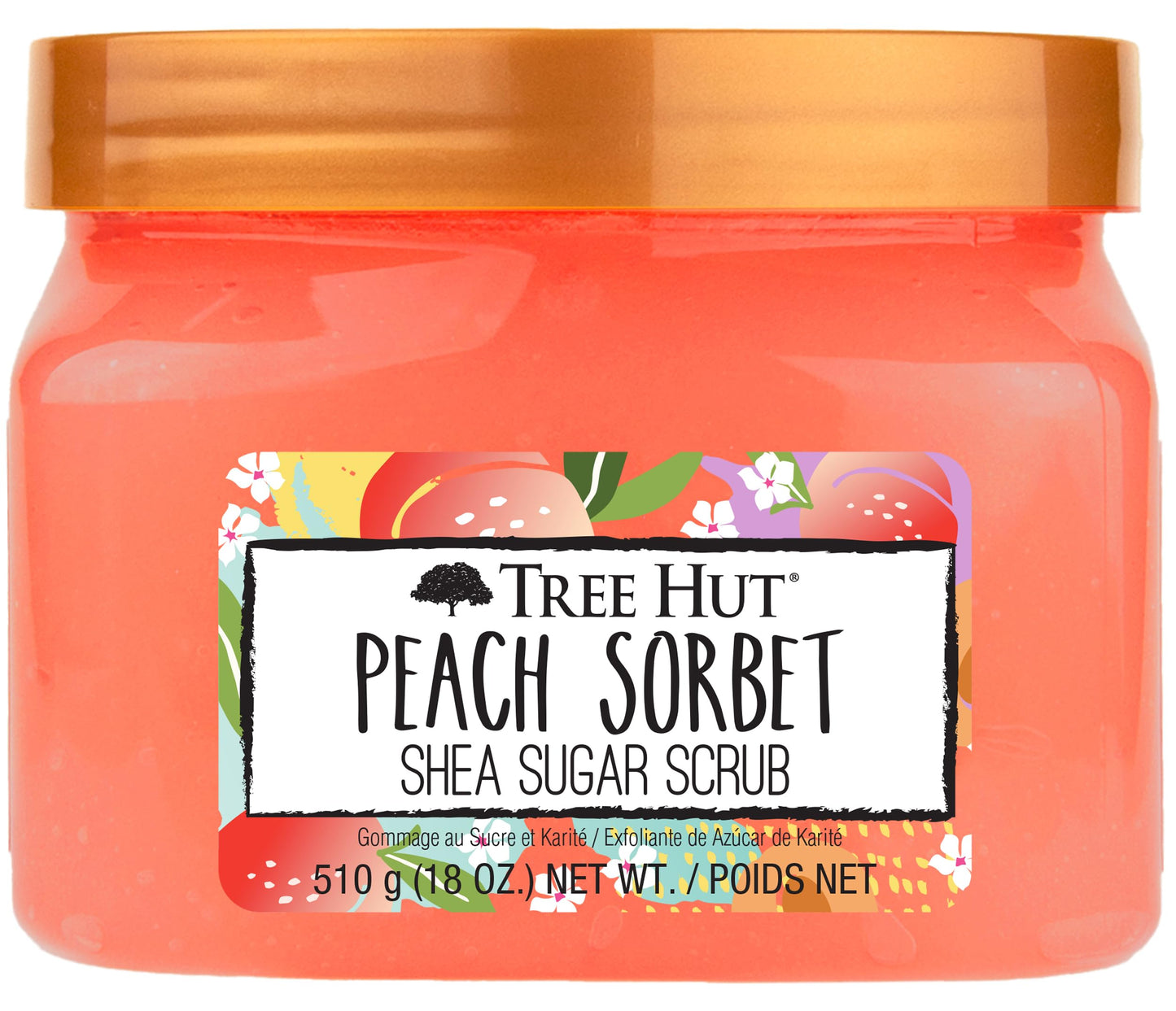 Tree Hut Shea Sugar Scrub Coco Colada, 18 oz, Ultra Hydrating and Exfoliating Scrub for Nourishing Essential Body Care