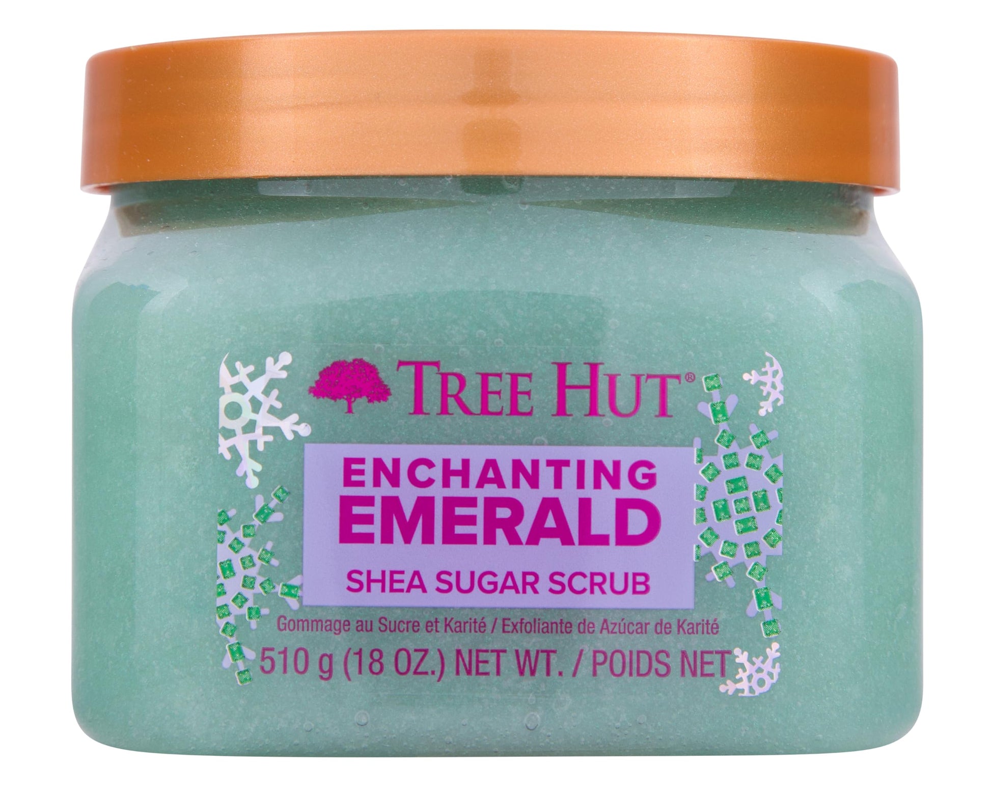Tree Hut Shea Sugar Scrub Coco Colada, 18 oz, Ultra Hydrating and Exfoliating Scrub for Nourishing Essential Body Care